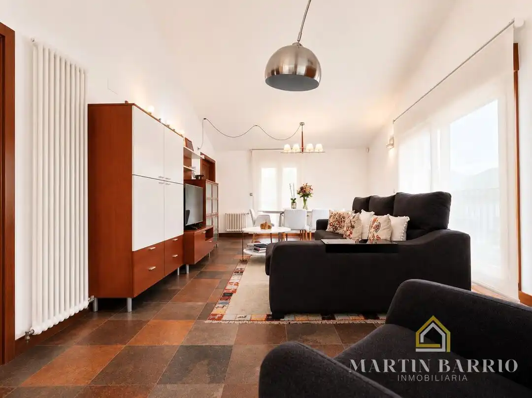 Sala de estar de Casa o chalet en venta en Muskiz con Aire acondicionado, Calefacción y Jardín privado