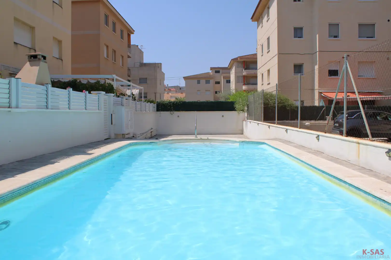 Swimming pool of Flat for sale in Cunit  with Heating, Private garden and Terrace