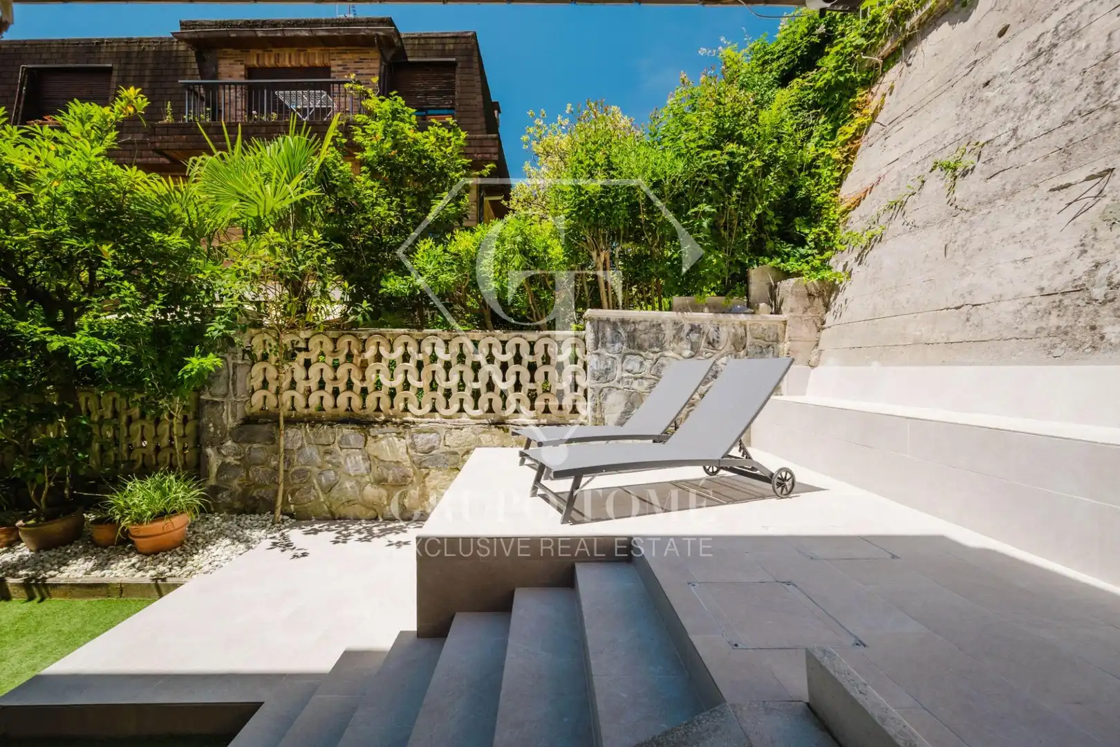 Terraza de Casa adosada en venta en Donostia - San Sebastián  con Calefacción, Jardín privado y Terraza
