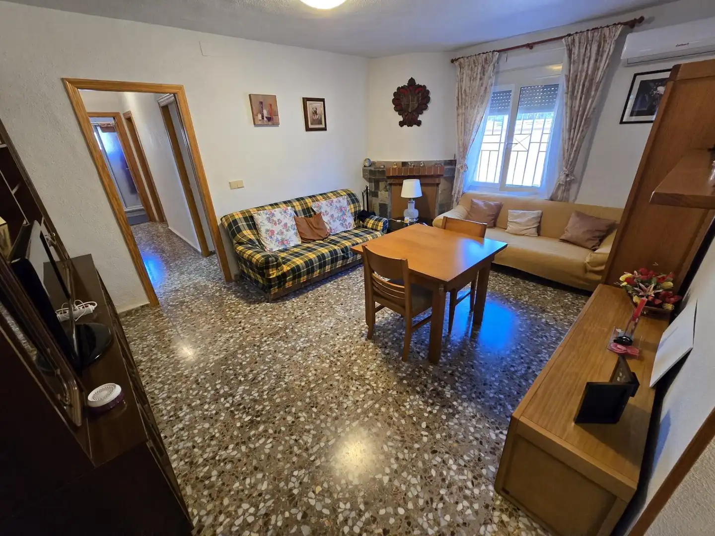 Living room of Houses for sale in San Vicente del Raspeig / Sant Vicent del Raspeig  with Air Conditioner, Private garden and Terrace