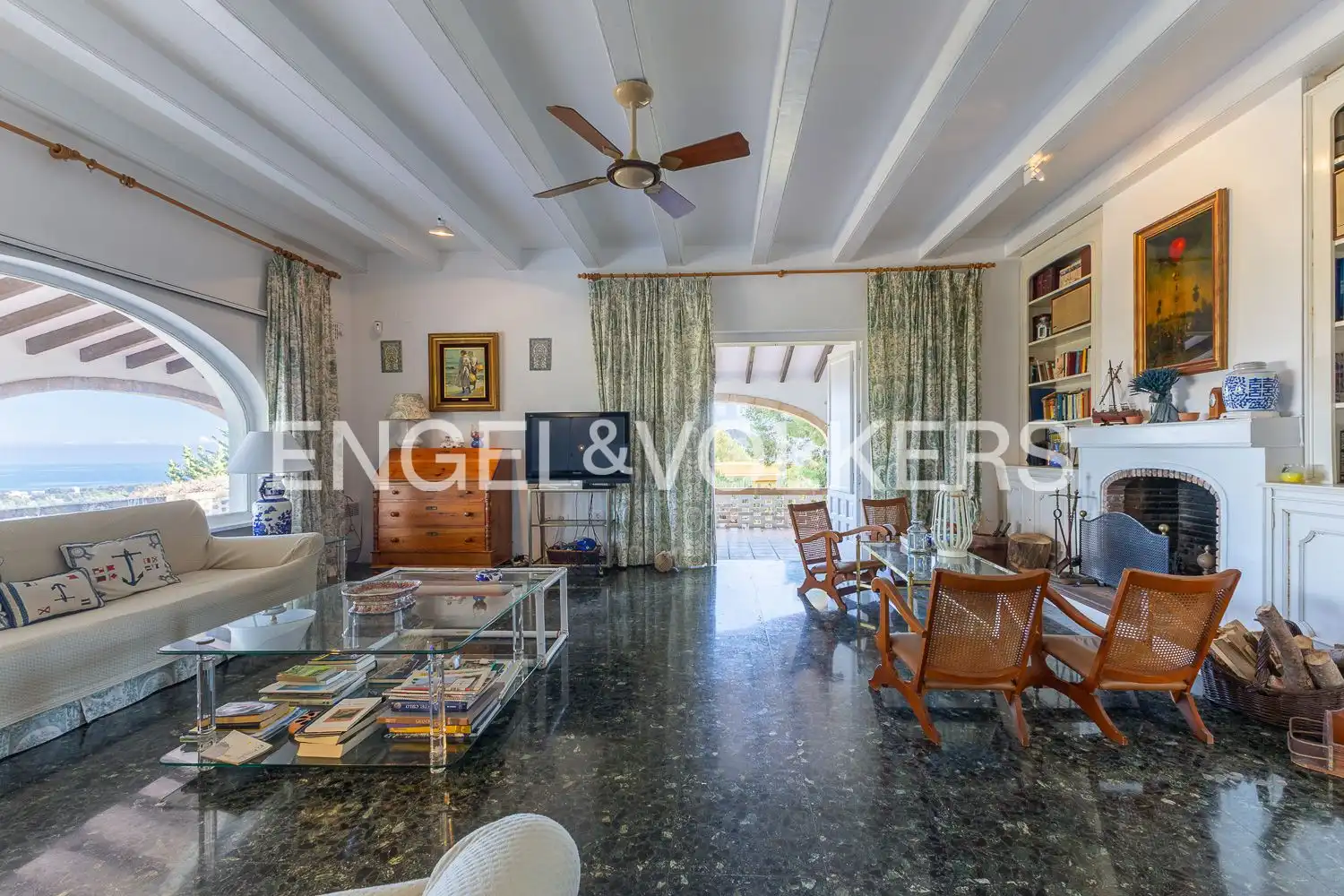 Living room of Houses for sale in Jávea / Xàbia  with Heating, Private garden and Storage room