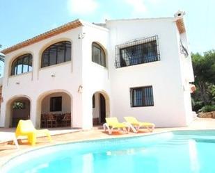 Exterior view of House or chalet to rent in Jávea / Xàbia  with Air Conditioner, Terrace and Swimming Pool