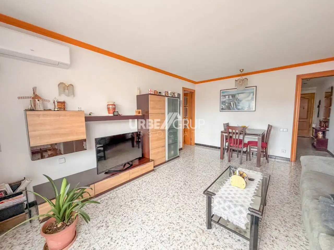 Sala de estar de Piso en venta en Terrassa con Aire acondicionado, Calefacción y Balcón