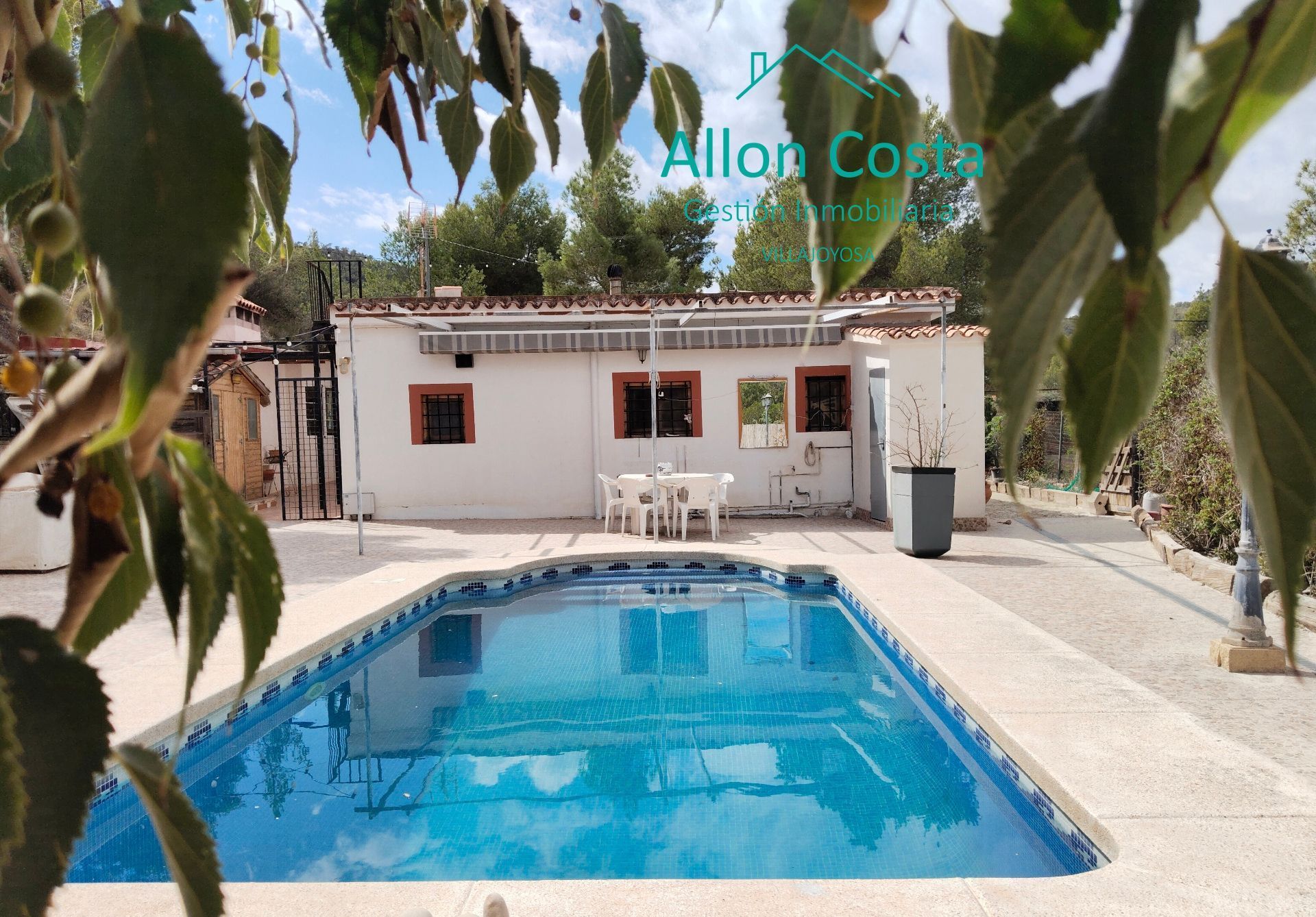 Swimming pool of Country house for sale in Orxeta  with Private garden, Terrace and Storage room