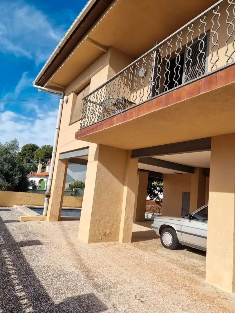 Vista exterior de Casa o xalet en venda en Sant Jaume dels Domenys amb Calefacció, Jardí privat i Traster