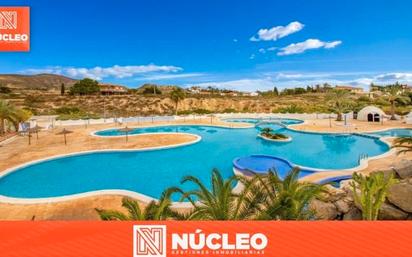 Swimming pool of Single-family semi-detached for sale in El Campello  with Heating, Private garden and Parquet flooring