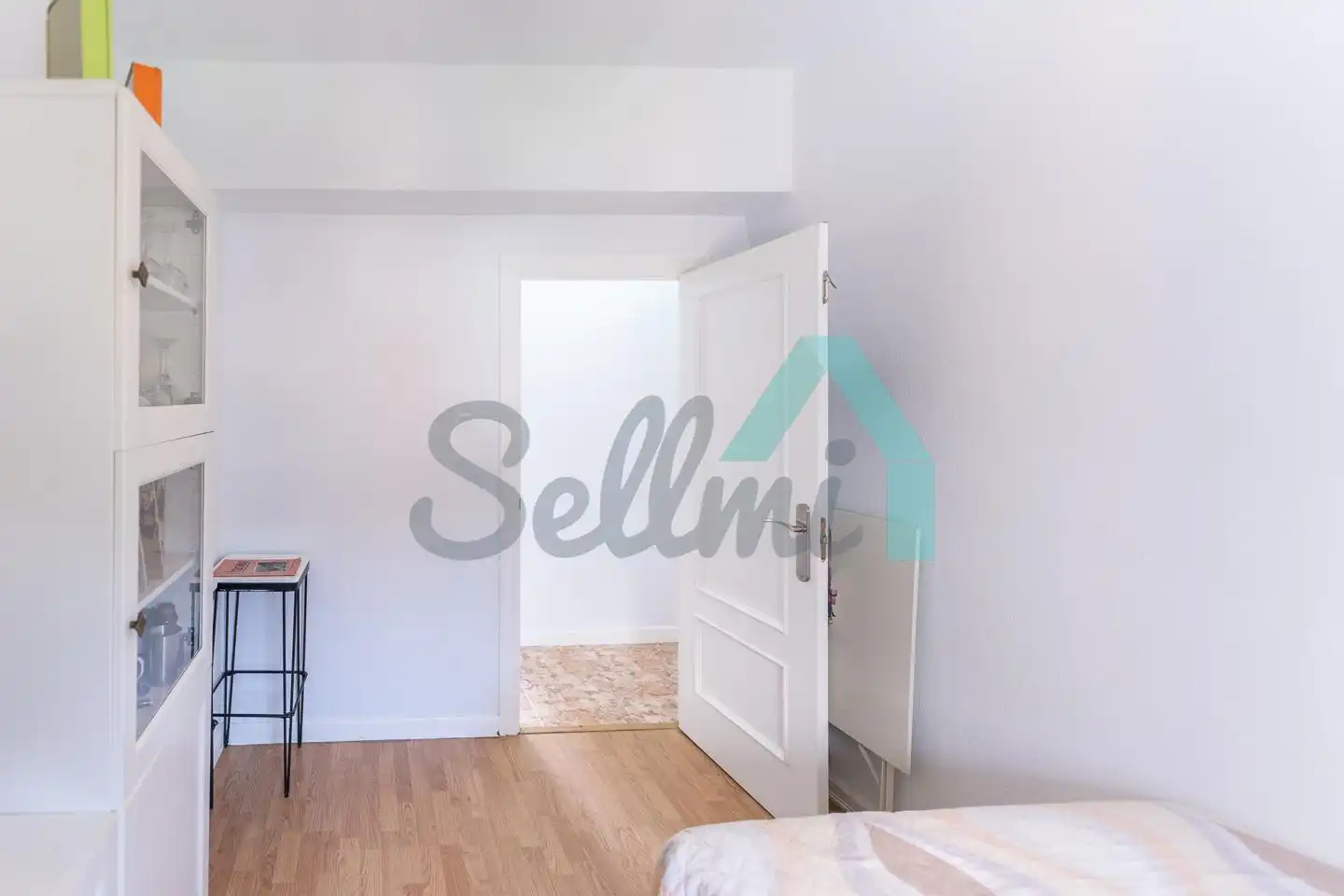 Bedroom of Flat for sale in Gijón   with Terrace and Furnished