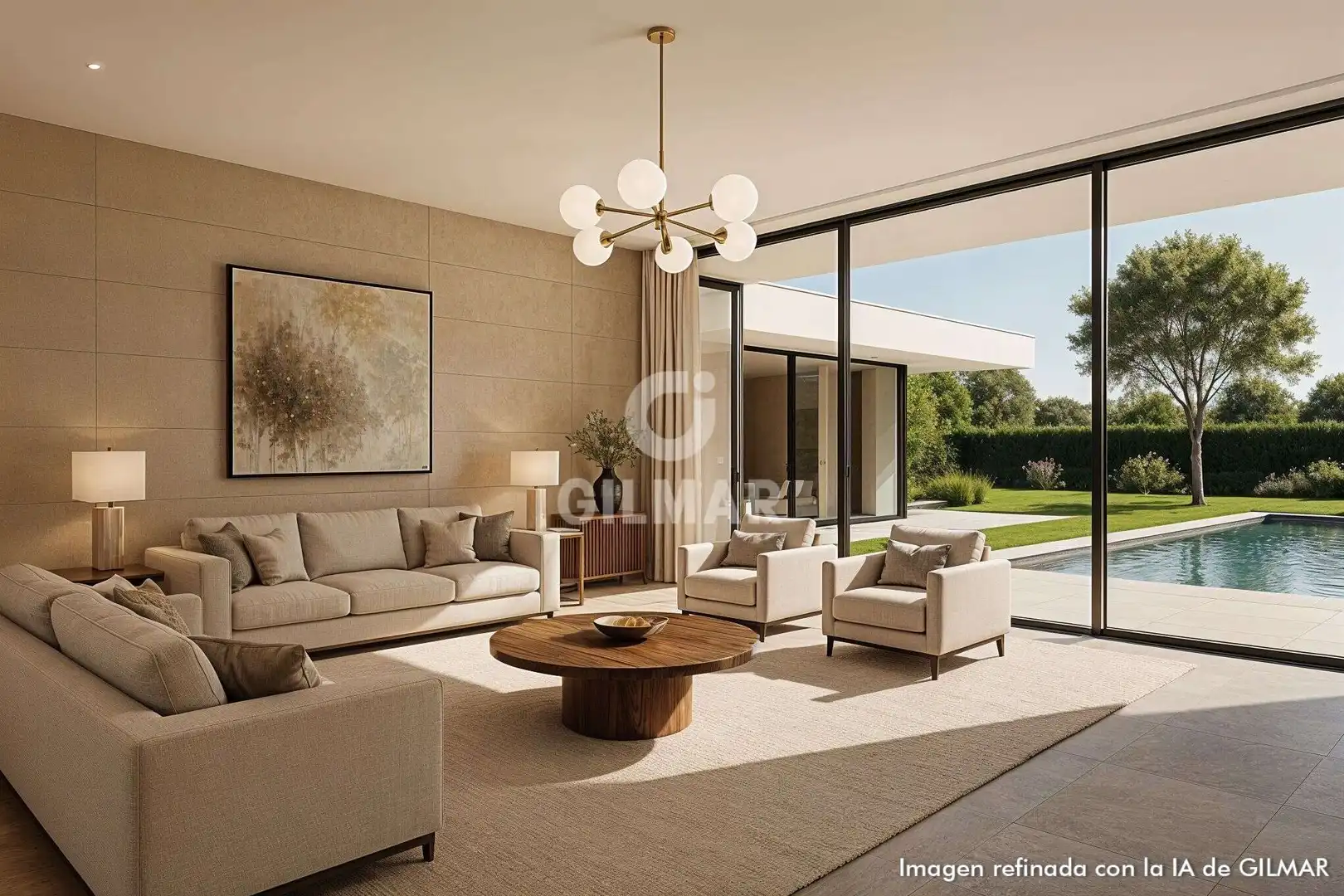 Sala d'estar de Residencial en venda en Madrid