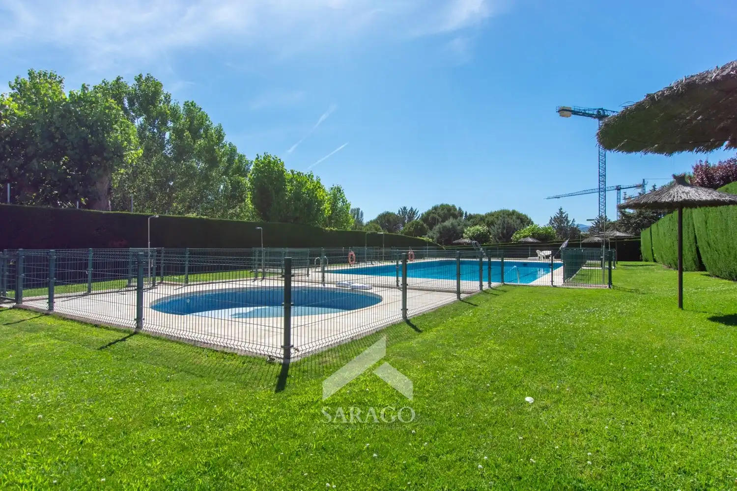 Swimming pool of Houses for sale in Las Rozas de Madrid  with Storage room