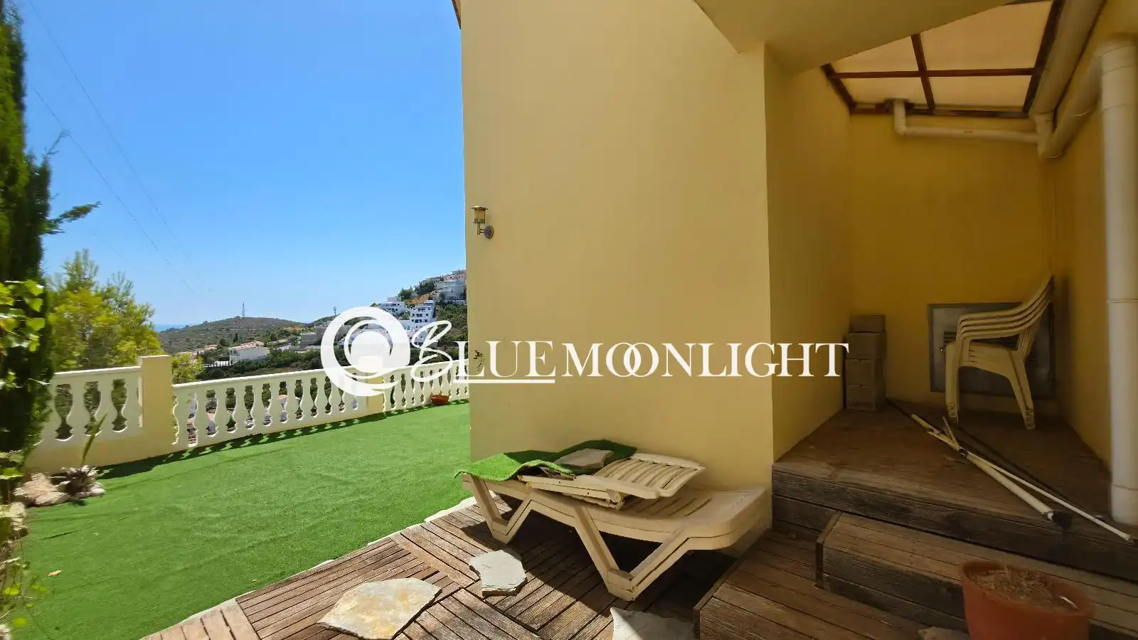 Terraza de Dúplex en venta en Peñíscola / Peníscola con Aire acondicionado, Calefacción y Jardín privado
