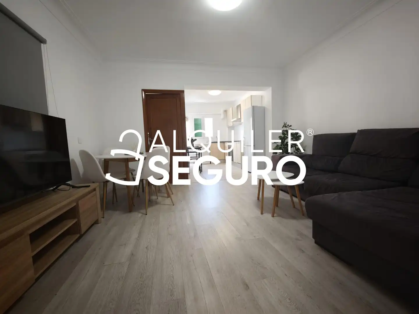 Sala d'estar de Pis de lloguer en  Palma de Mallorca amb Moblat