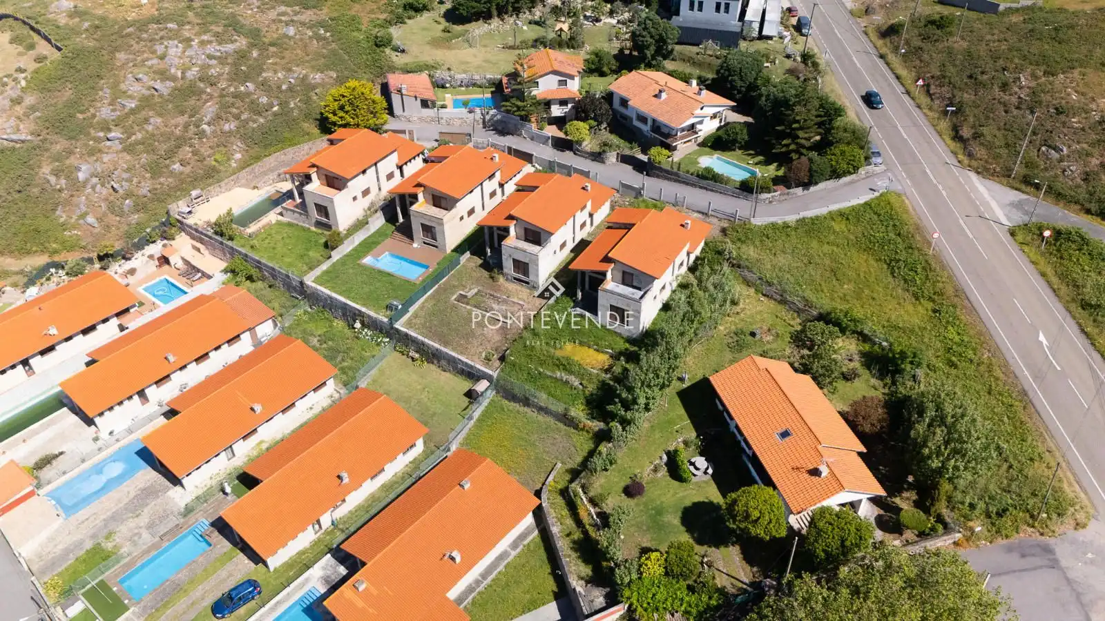 Vista exterior de Casa o xalet en venda en Baiona amb Terrassa i Traster