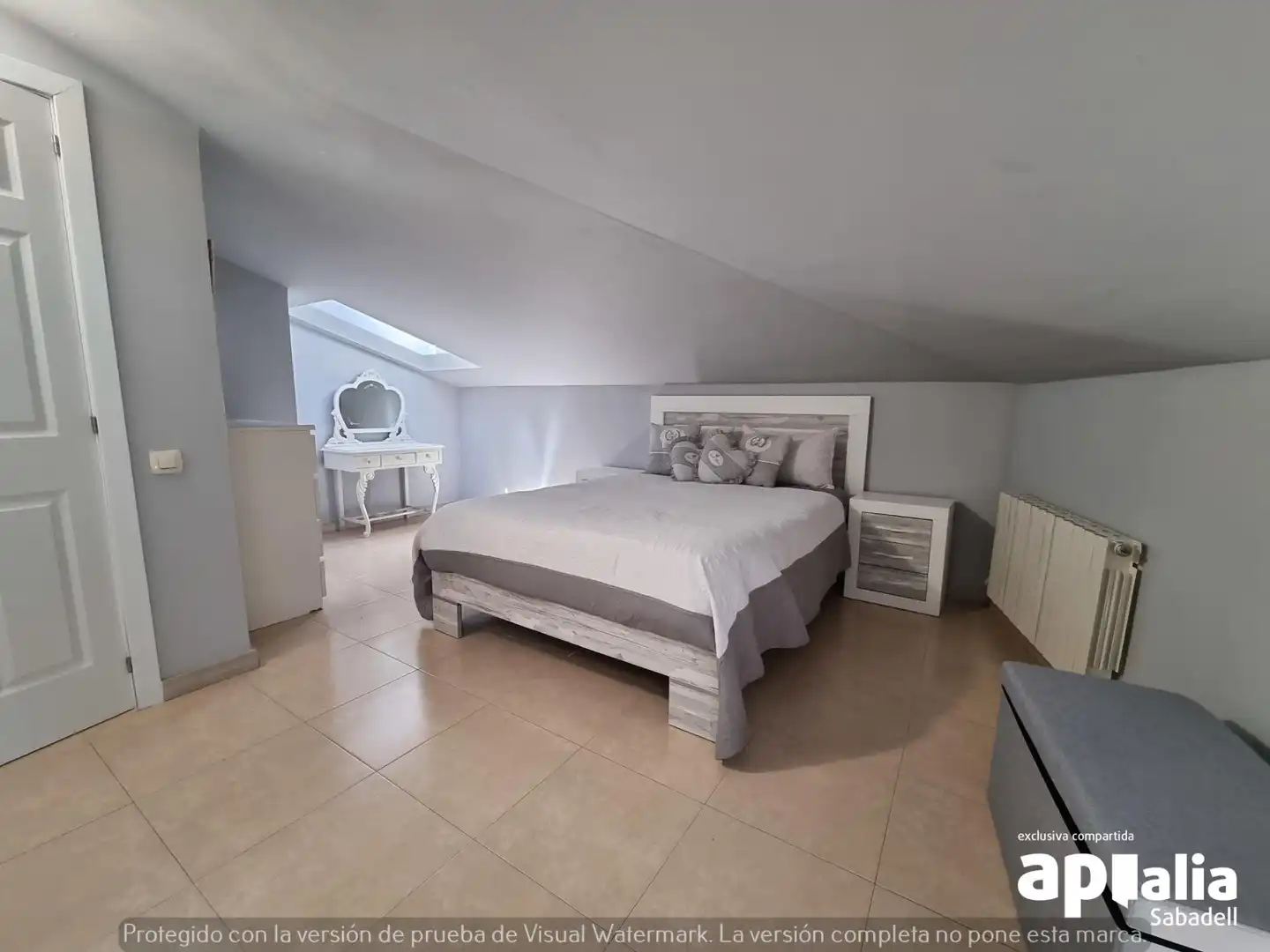Bedroom of Attic for sale in Sabadell  with Heating, Terrace and Furnished