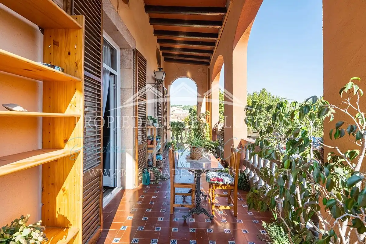 Terrasse von Country house zum Verkauf in Teià mit Heizung, Privatgarten und Terrasse