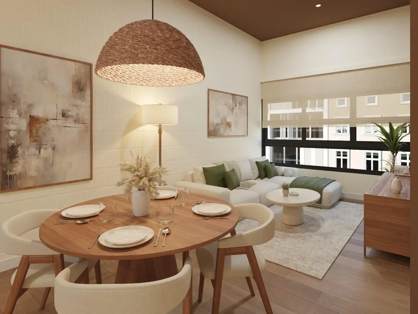 Wohnzimmer von Wohnung zur Miete in Alicante / Alacant mit Klimaanlage