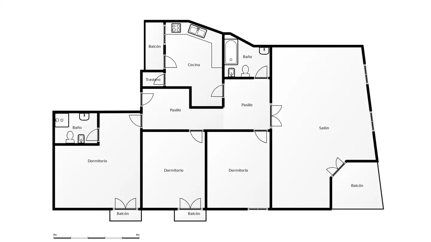 Piso en venta en Navahermosa con Calefacción, Terraza y Amueblado