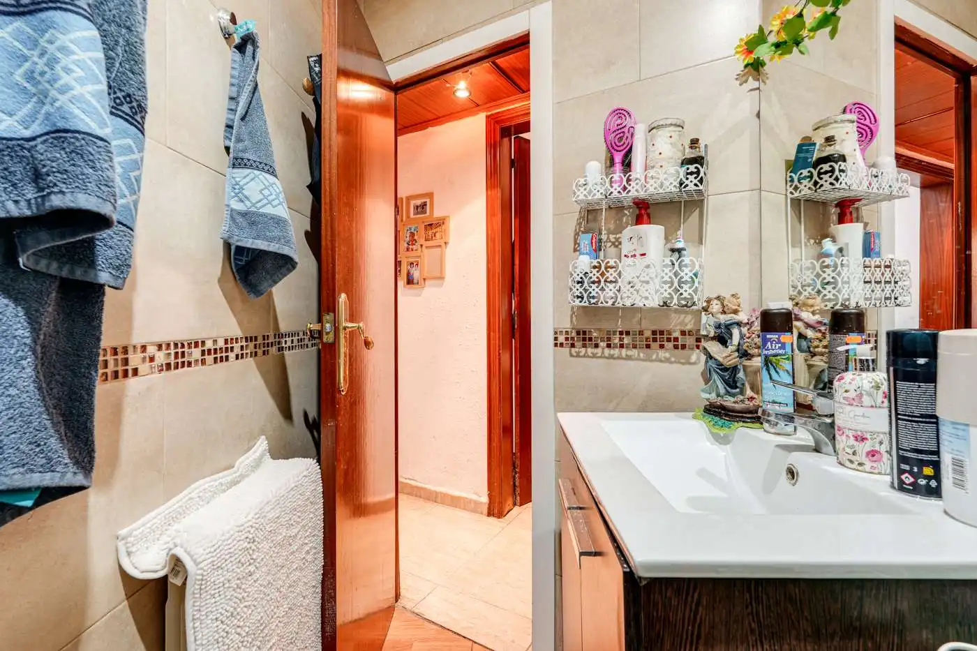 Badezimmer von Wohnung zum Verkauf in Barcelona mit Heizung und Möbliert
