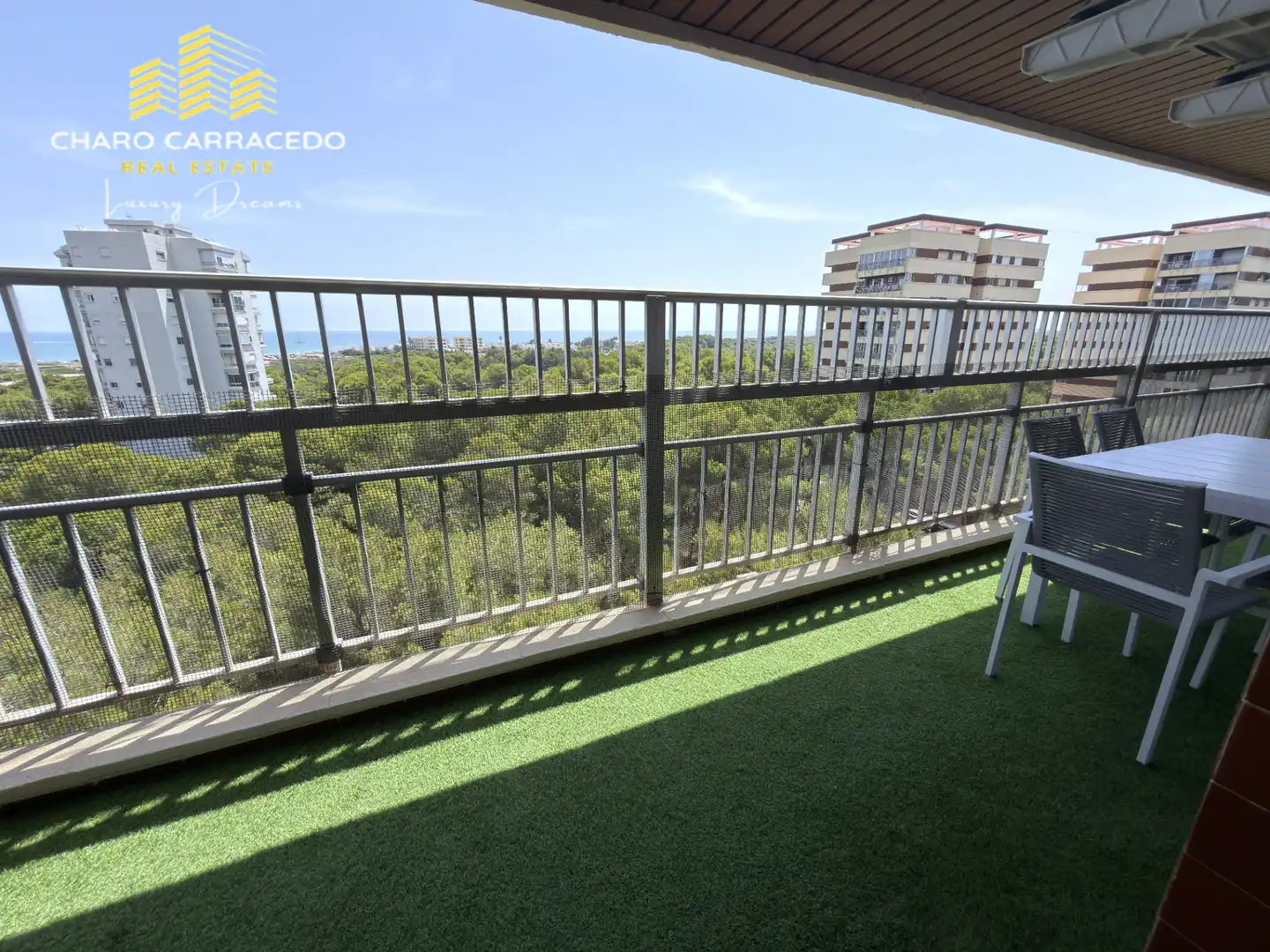 Terrassa de Pis de lloguer en Valencia amb Aire condicionat, Jardí privat i Terrassa