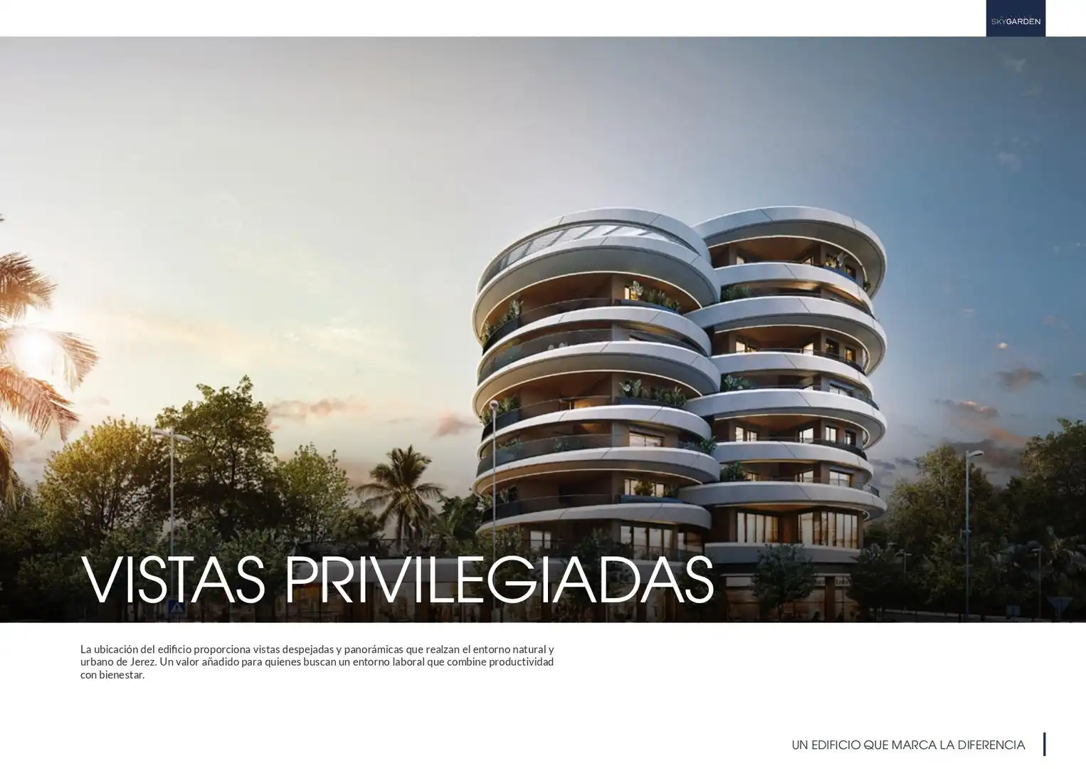 Außenansicht von Büro zur Miete in Jerez de la Frontera mit Klimaanlage und Terrasse