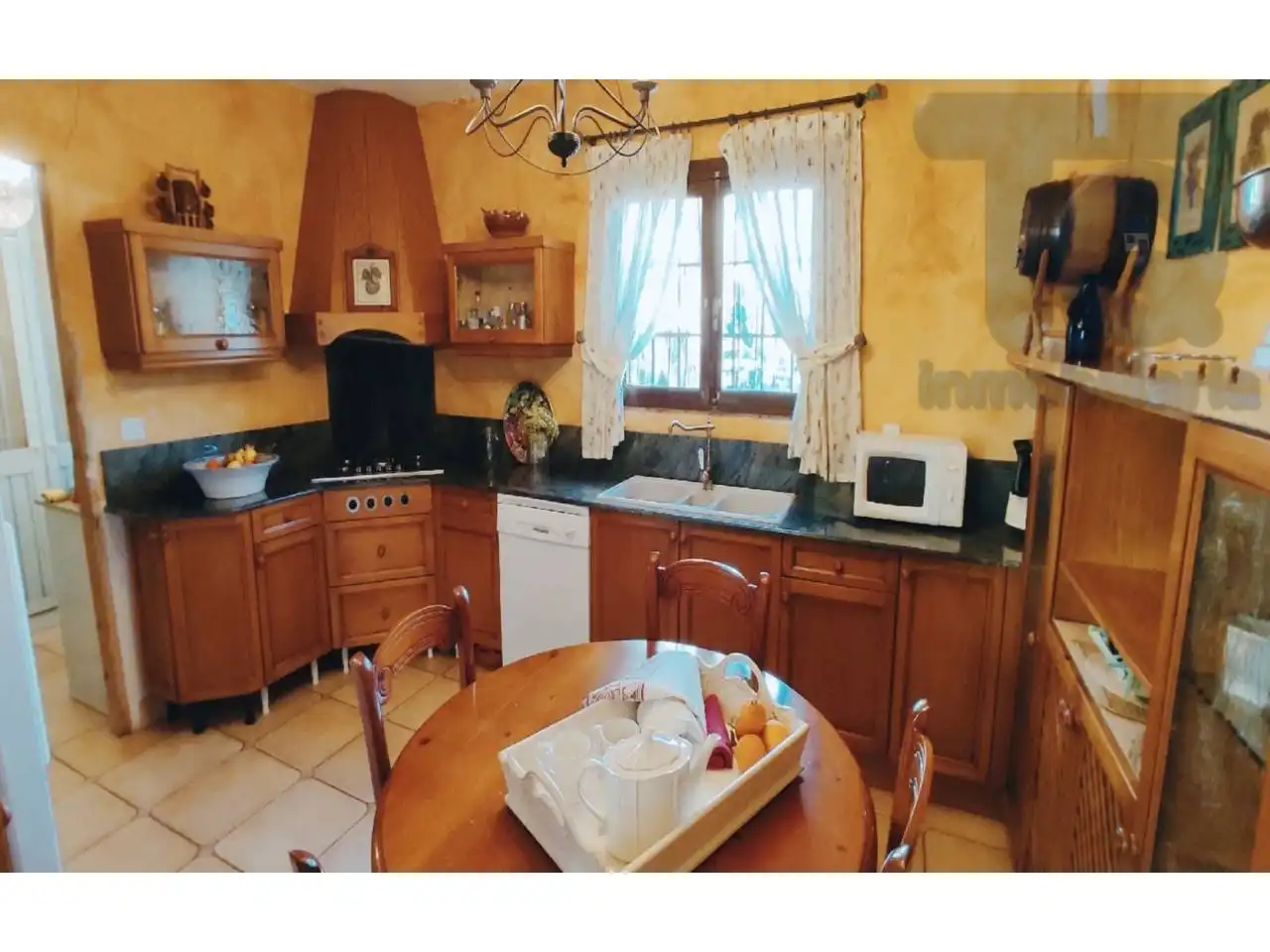 Cuina de Casa o xalet en venda en Lorca amb Aire condicionat, Calefacció i Jardí privat