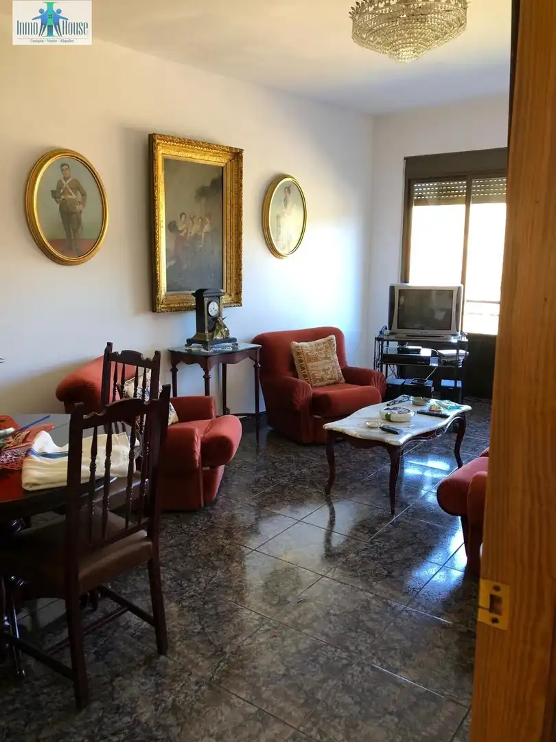 Living room of Houses for sale in Alcaraz  with Terrace, Furnished and Balcony