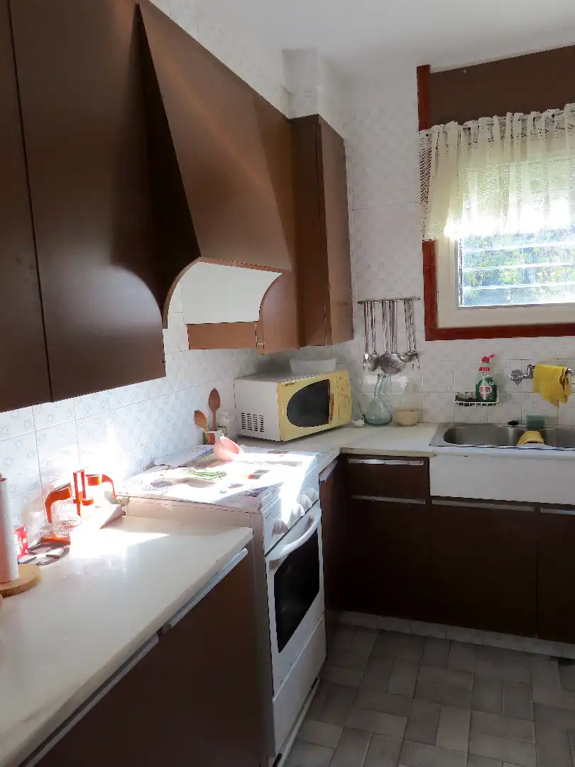 Cocina de Piso en venta en Empuriabrava con Jardín privado, Terraza y Amueblado