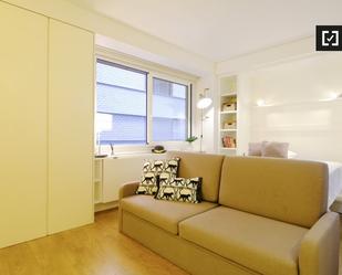 Living room of Flat to rent in  Madrid Capital  with Air Conditioner, Heating and Furnished