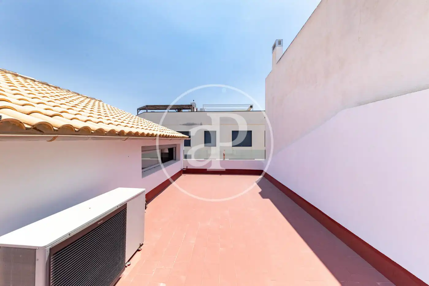 Terrasse von Einfamilien-Reihenhaus zur Miete in  Palma de Mallorca mit Klimaanlage, Heizung und Privatgarten