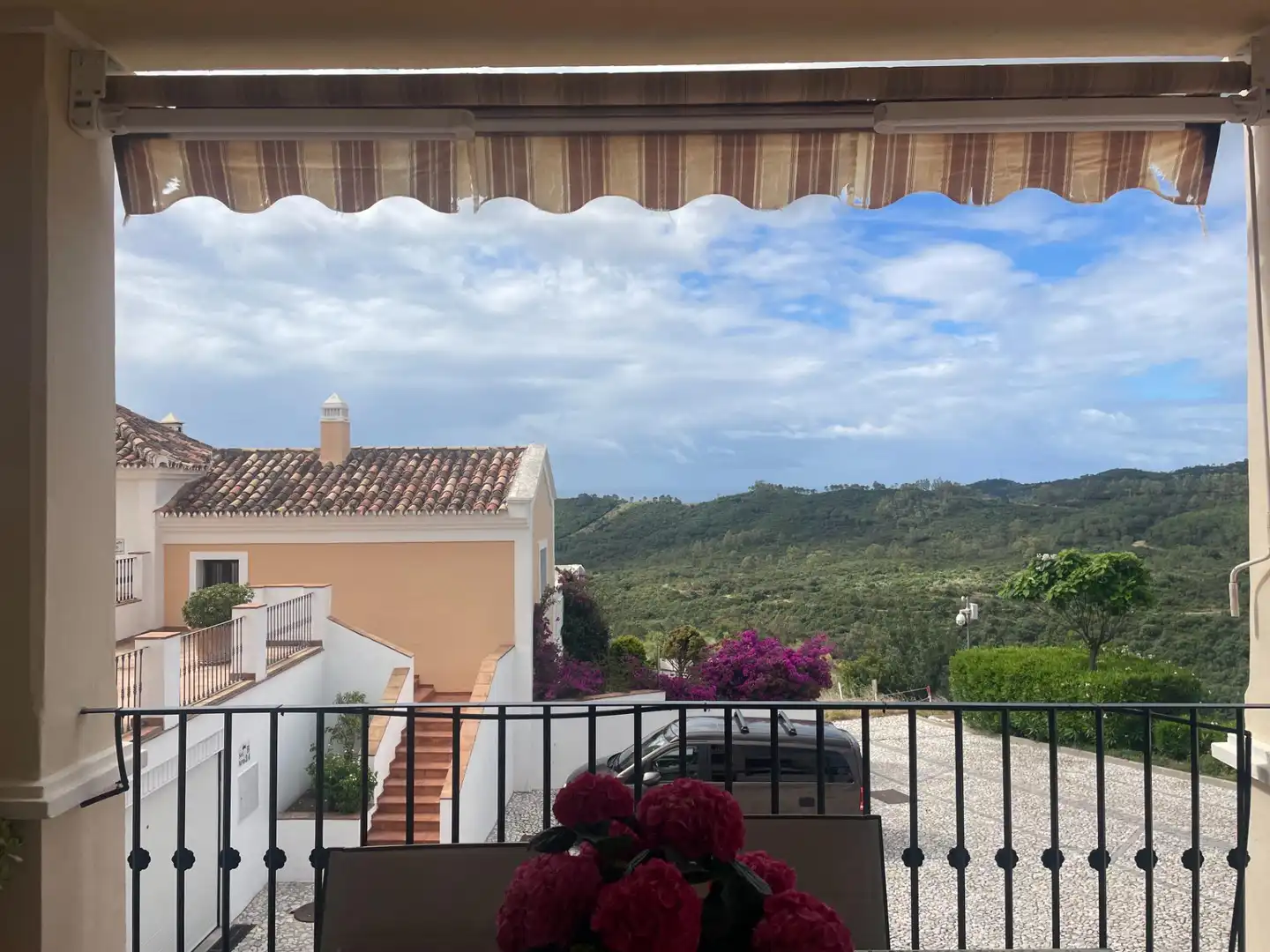 Terraza de Casa adosada en venta en Benahavís con Aire acondicionado, Jardín privado y Terraza