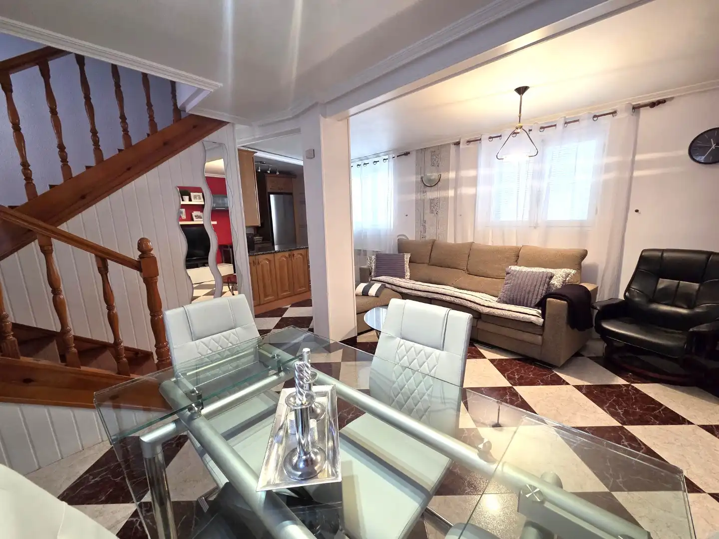 Sala d'estar de Casa adosada en venda en Cardeñajimeno, Burgos