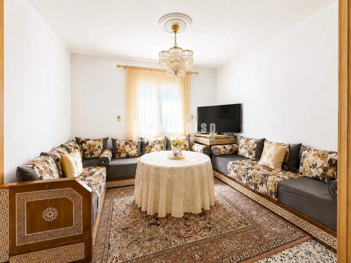 Sala de estar de Piso en venta en Madrid con Calefacción y Terraza