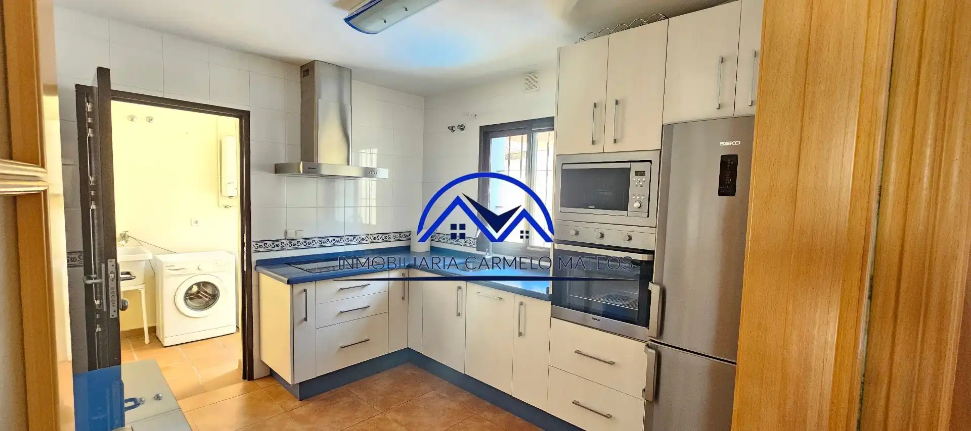 Cocina de Dúplex en venta en Sanlúcar de Barrameda con Aire acondicionado y Piscina