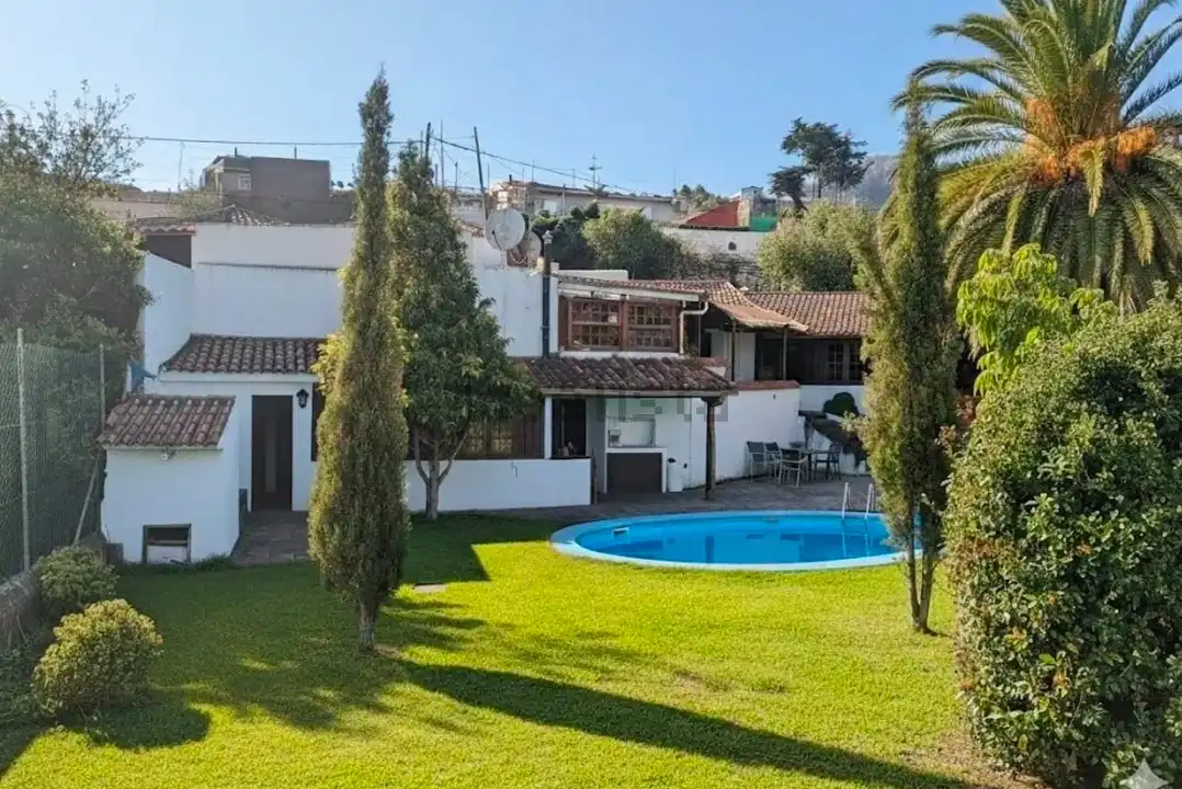 Jardí de Finca rústica en venda en Tacoronte amb Jardí privat, Terrassa i Piscina