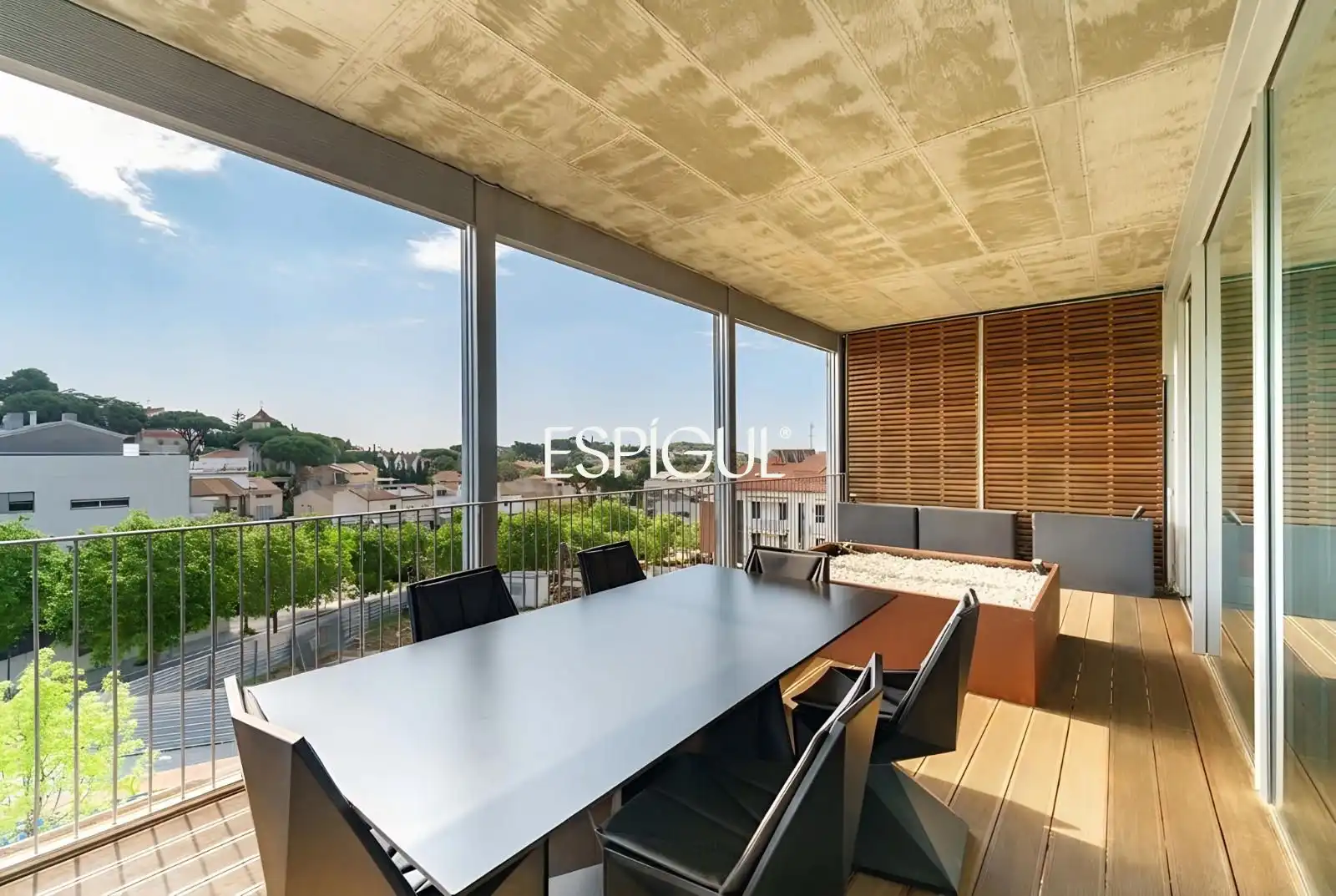Terrassa de Dúplex en venda en Tiana amb Aire condicionat, Calefacció i Parquet