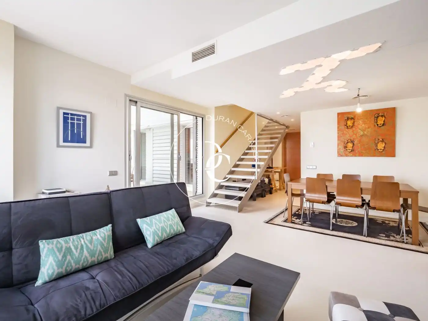 Living room of Duplexes for sale in Sant Pere de Ribes  with Air Conditioner, Heating and Terrace