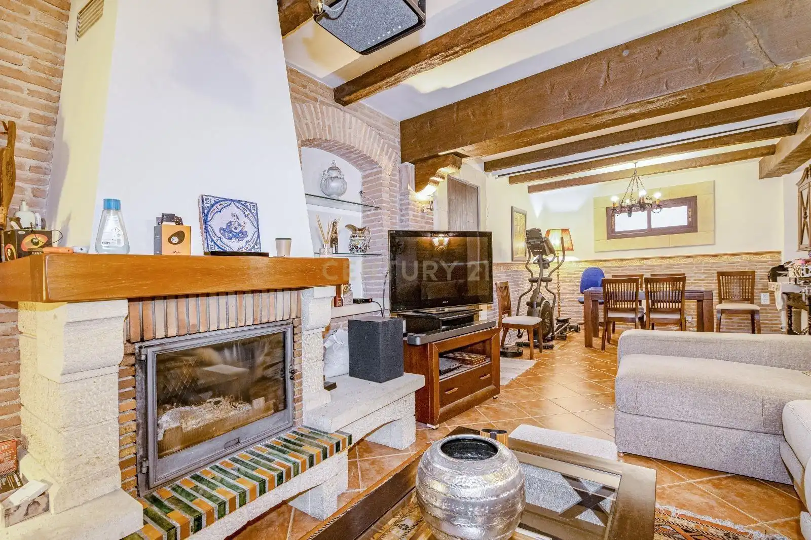 Sala de estar de Apartamento en venta en Granada con Jardín privado, Piscina y Alarma