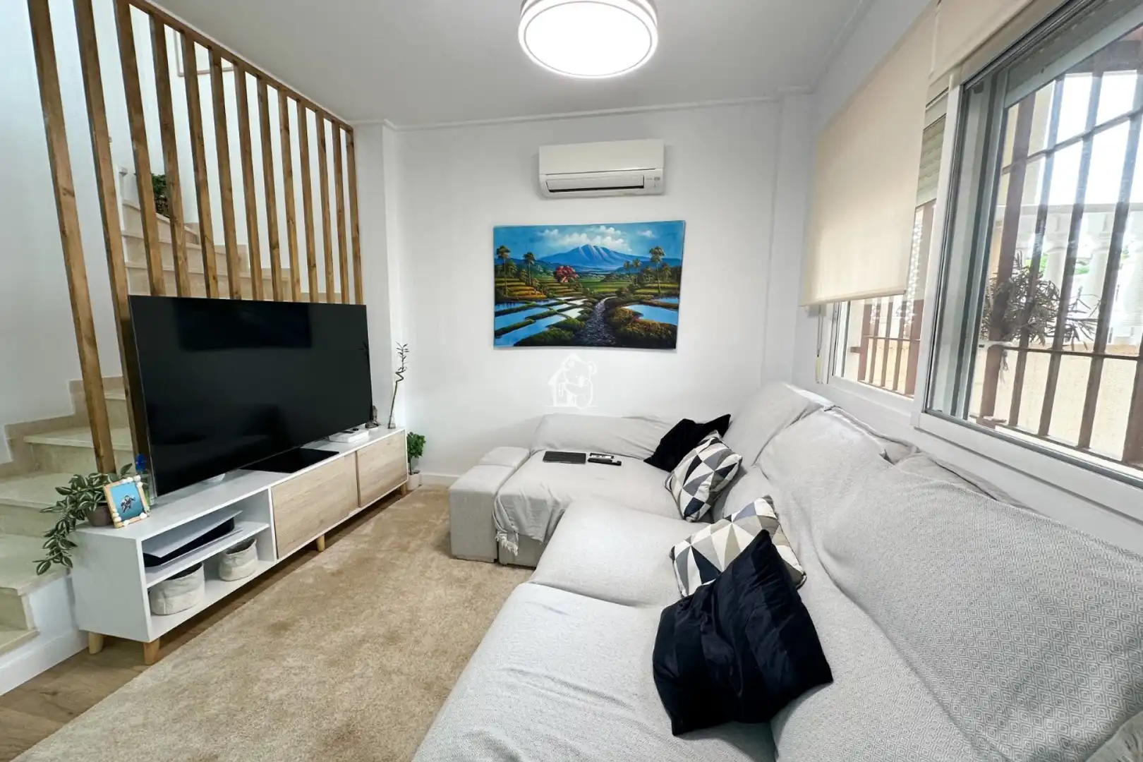 Living room of Detached homes for rent in Orihuela  with Air Conditioner, Terrace and Swimming Pool