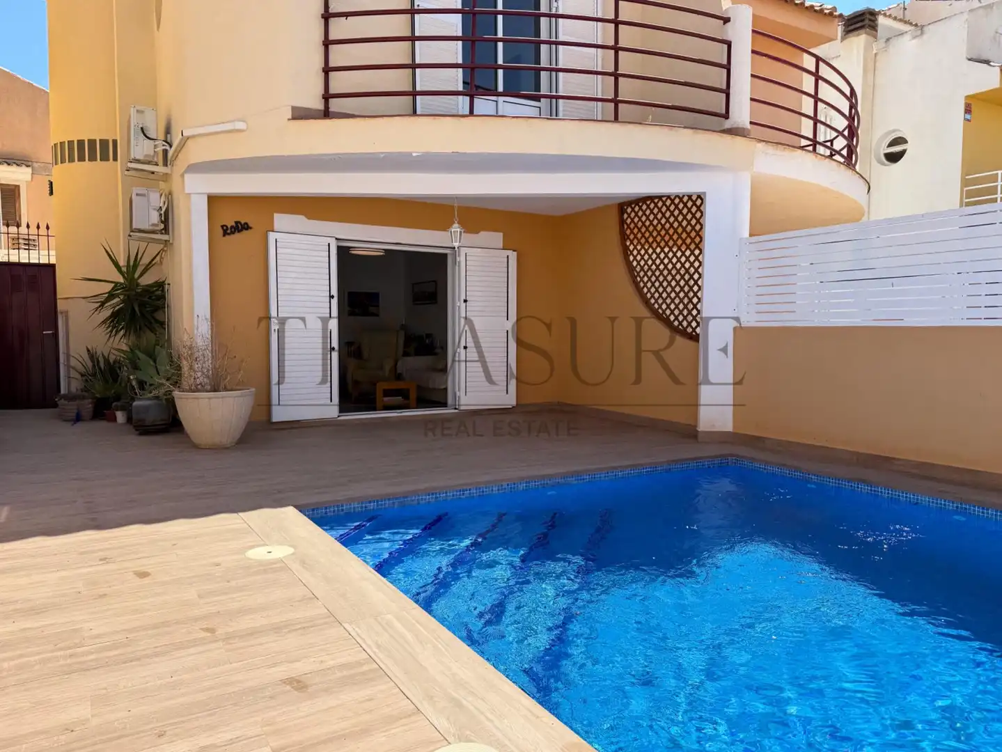 Piscina de Casa adosada en venta en Mazarrón con Aire acondicionado, Calefacción y Terraza