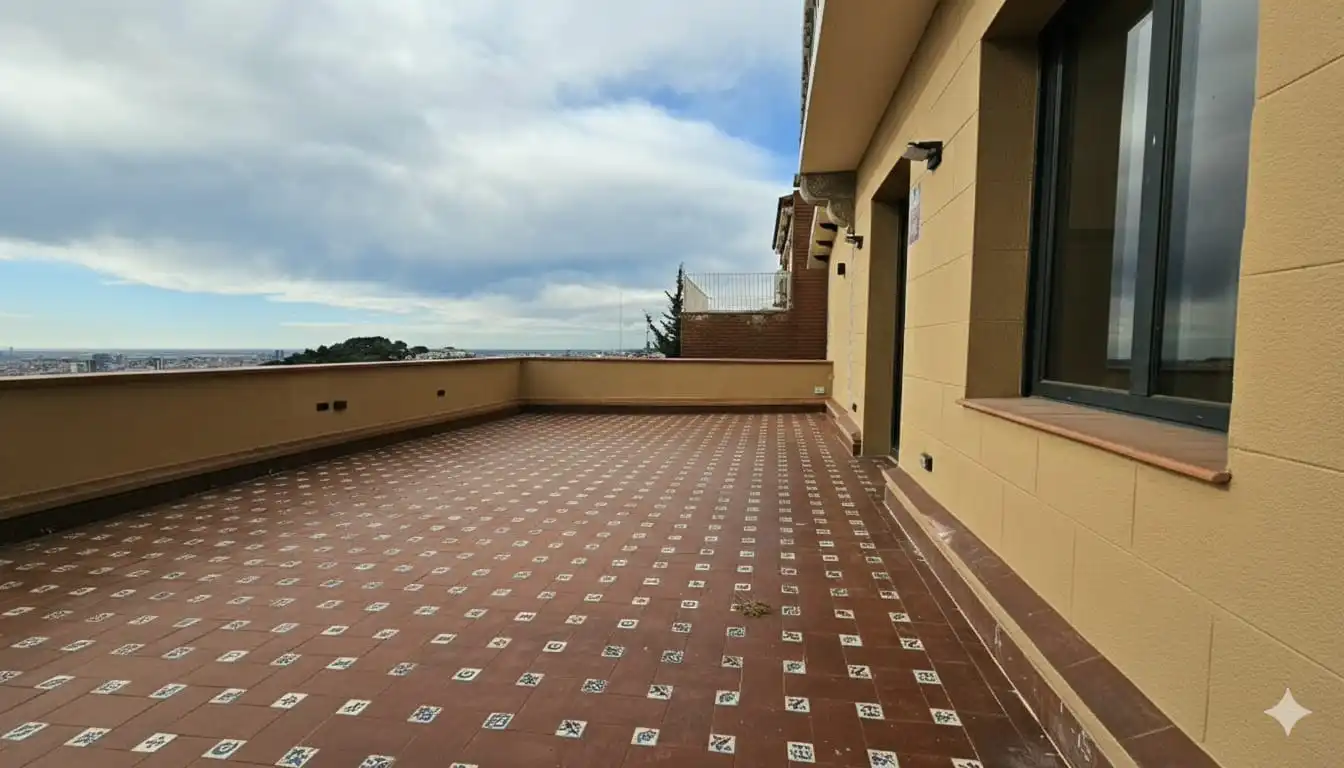 Terraza de Casa o chalet en venta en Barcelona con Aire acondicionado, Calefacción y Jardín privado