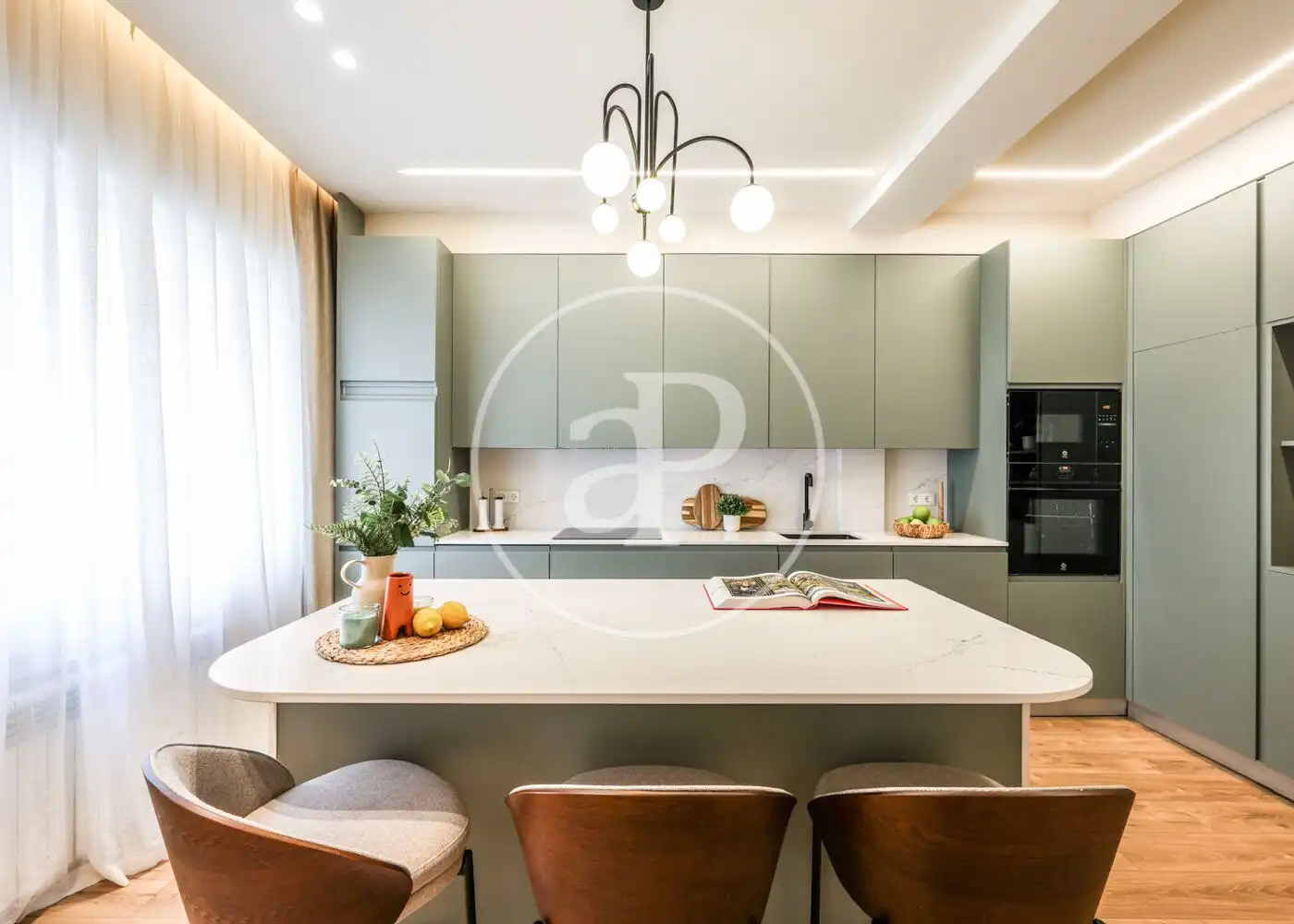 Küche von Wohnung zum Verkauf in Madrid mit Klimaanlage, Heizung und Möbliert