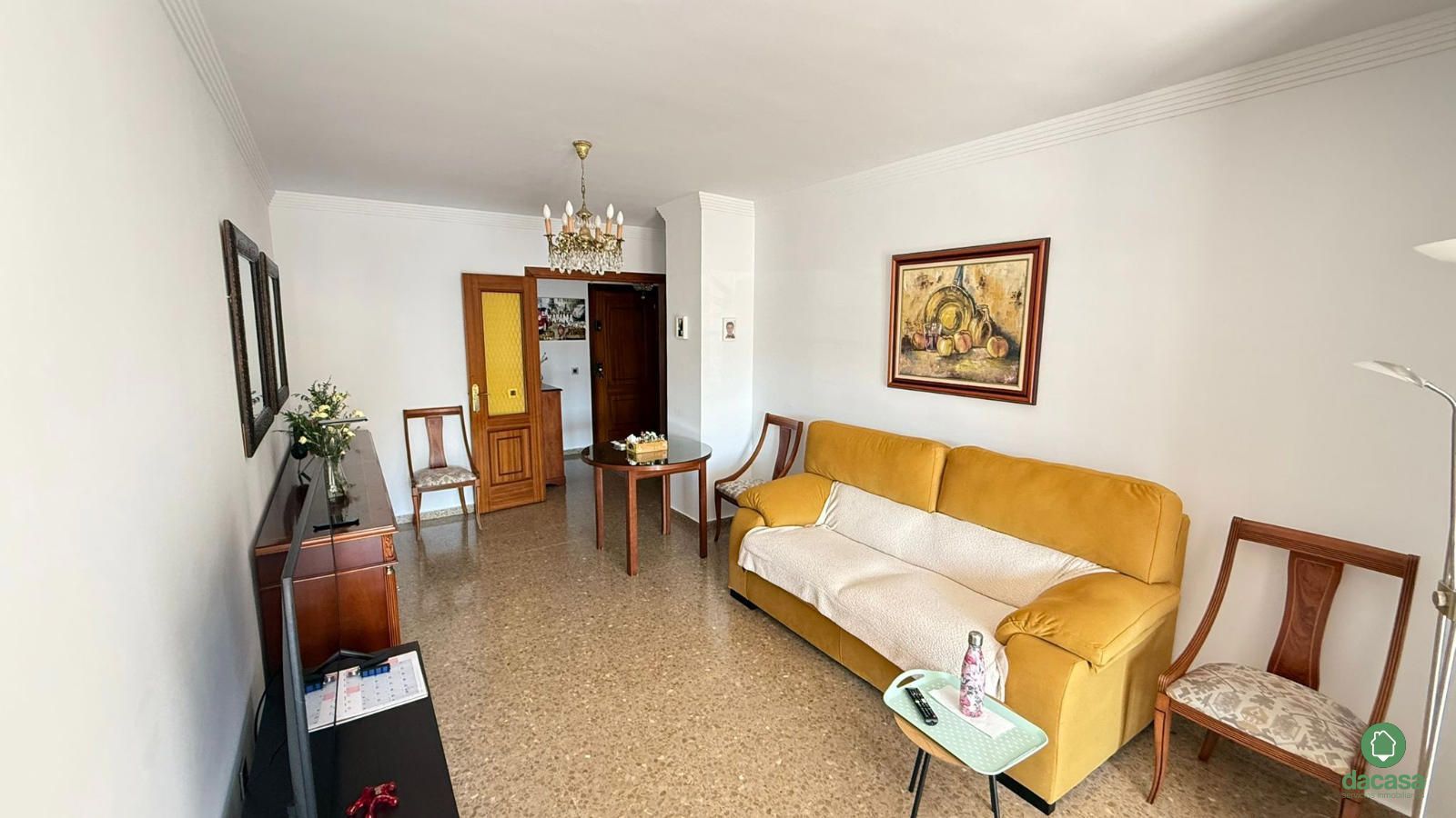 Living room of Flat for sale in  Huelva Capital  with Air Conditioner, Terrace and Storage room