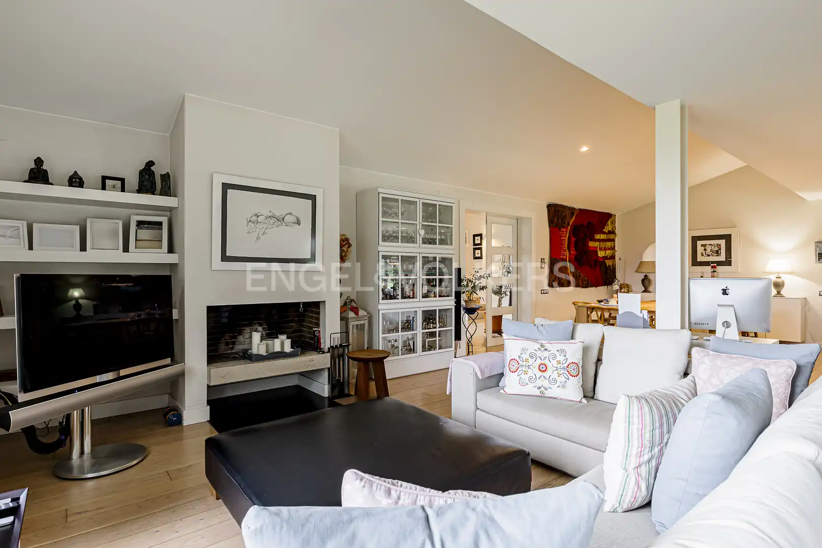 Wohnzimmer von Country house zum Verkauf in Torelló mit Klimaanlage, Heizung und Privatgarten