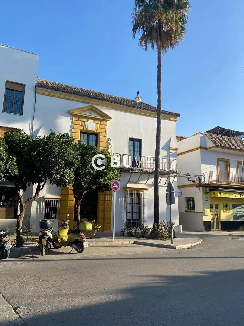 Vista exterior de Casa o xalet en venda en Lebrija amb Calefacció, Jardí privat i Terrassa