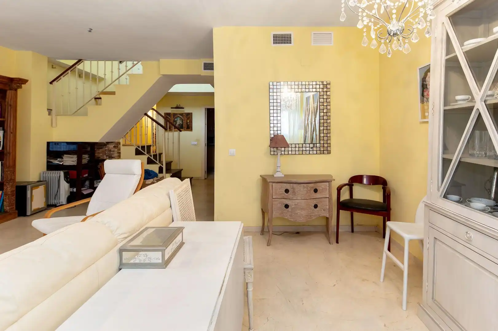 Living room of Duplexes for sale in Brenes  with Air Conditioner, Terrace and Balcony
