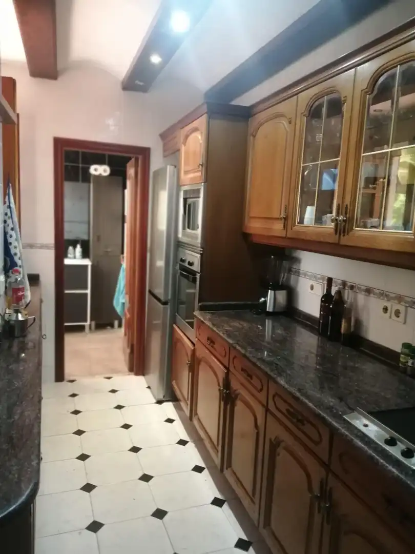 Cuina de Casa o xalet en venda en Atzeneta d'Albaida amb Terrassa, Traster i Piscina