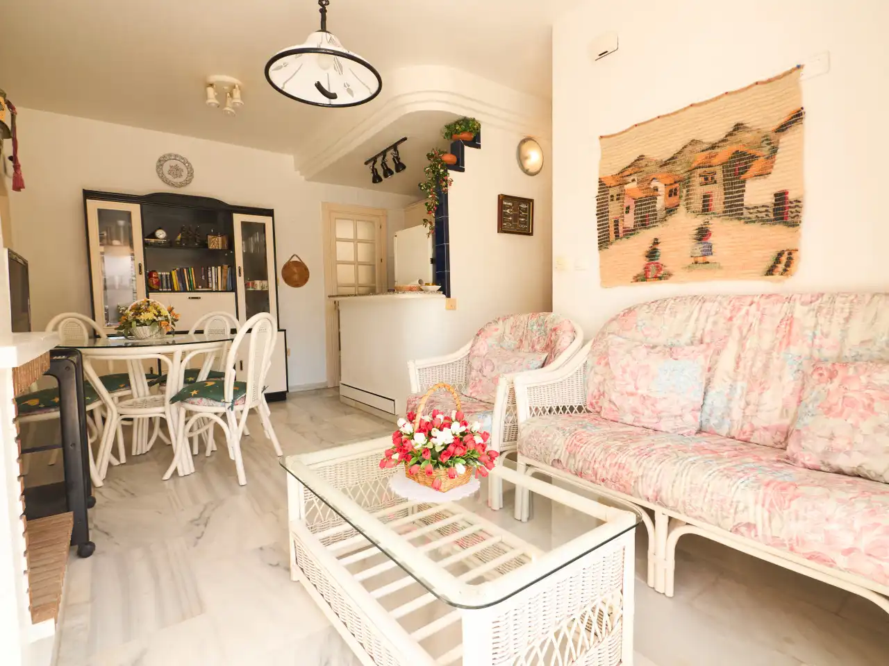 Sala de estar de Apartamento en venta en Torrevieja con Aire acondicionado, Calefacción y Terraza