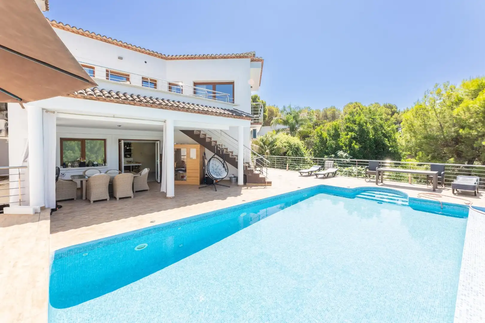 Piscina de Casa o chalet en venta en Altea con Aire acondicionado, Jardín privado y Terraza