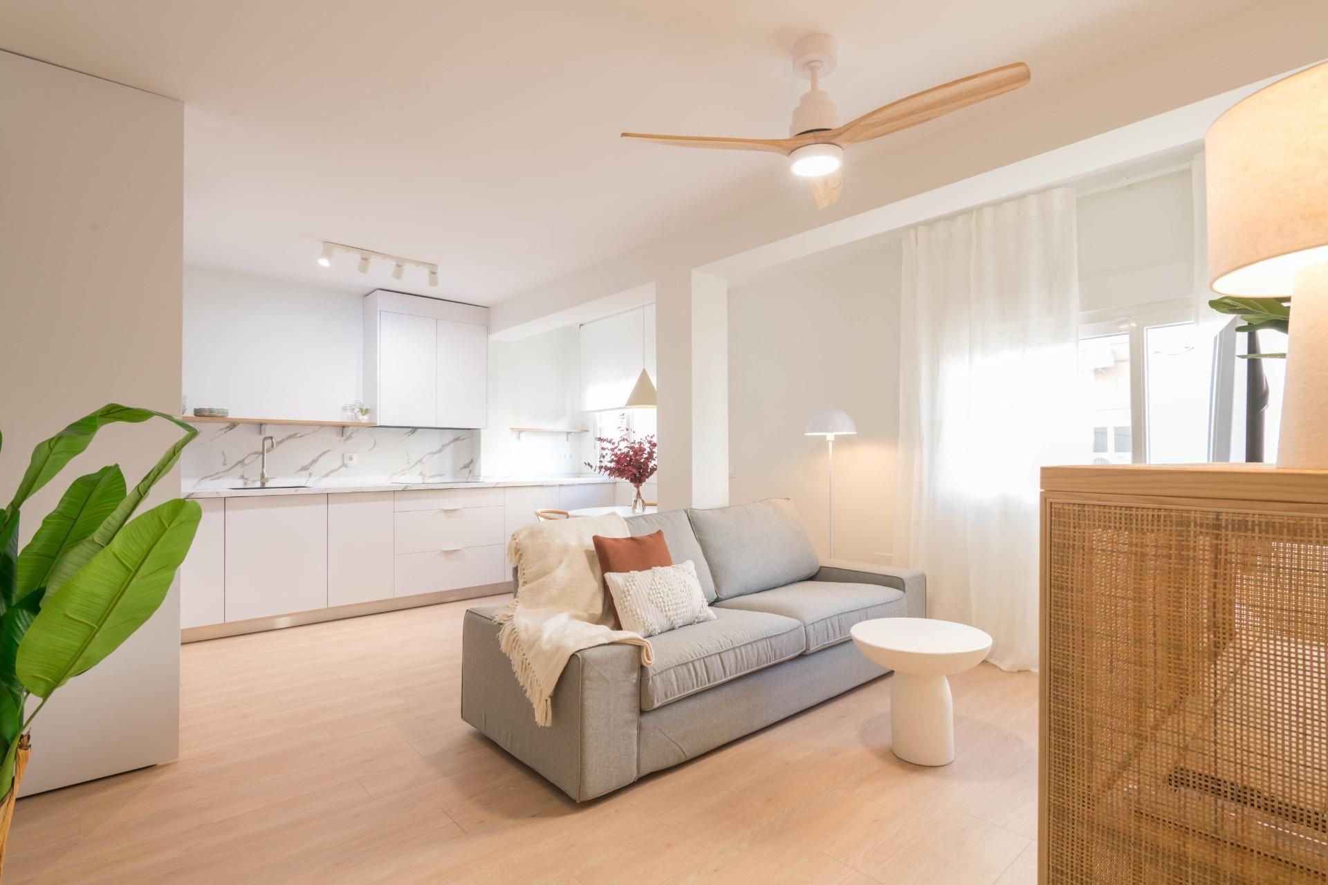 Living room of Flat to rent in Málaga Capital  with Air Conditioner