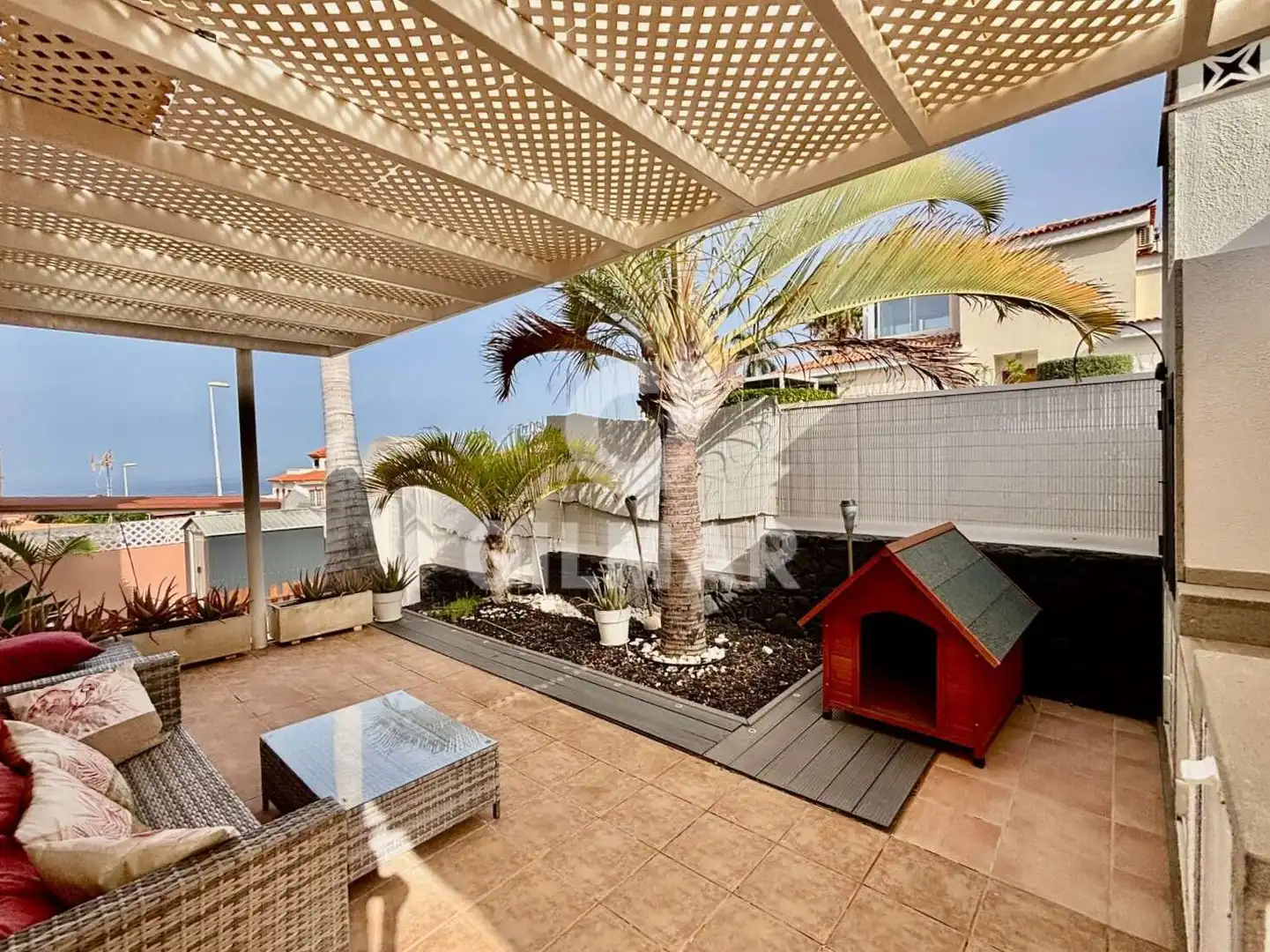 Terraza de Casa adosada en venta en Adeje con Jardín privado, Terraza y Amueblado