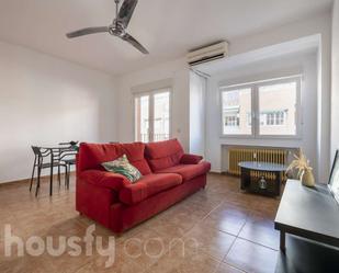 Living room of Flat to rent in  Madrid Capital  with Air Conditioner, Heating and Terrace